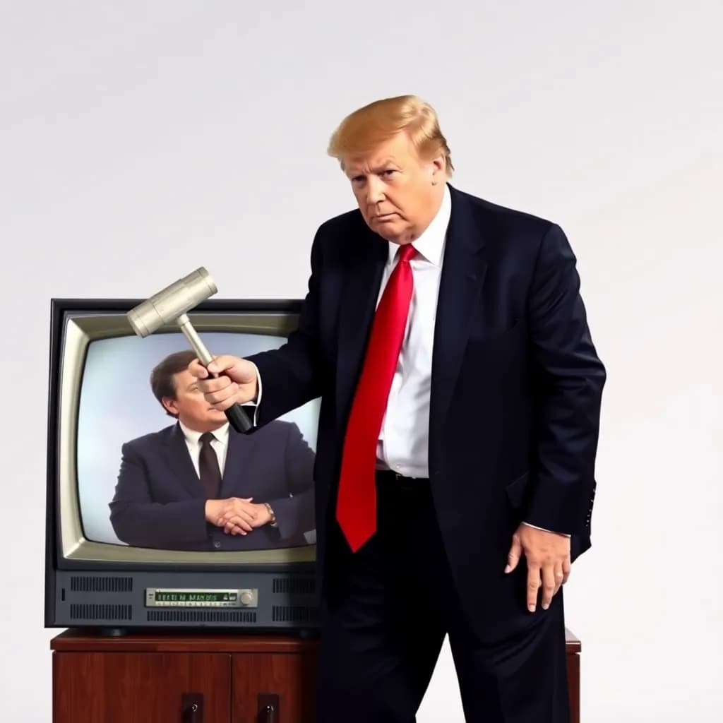 Trump diagnosticerer Robert De Niro med lav IQ via fjernsynsskærm