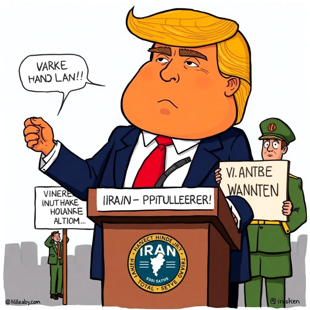 Trump insisterer på at Iran har overgivet sig på alle punkter — Iran insisterer på at det er noget vrøvl