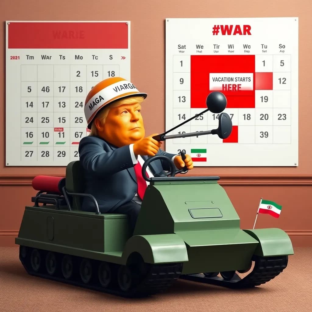 Trump lover intensiv krig mod Iran i op til tre uger — 'så er det slut'