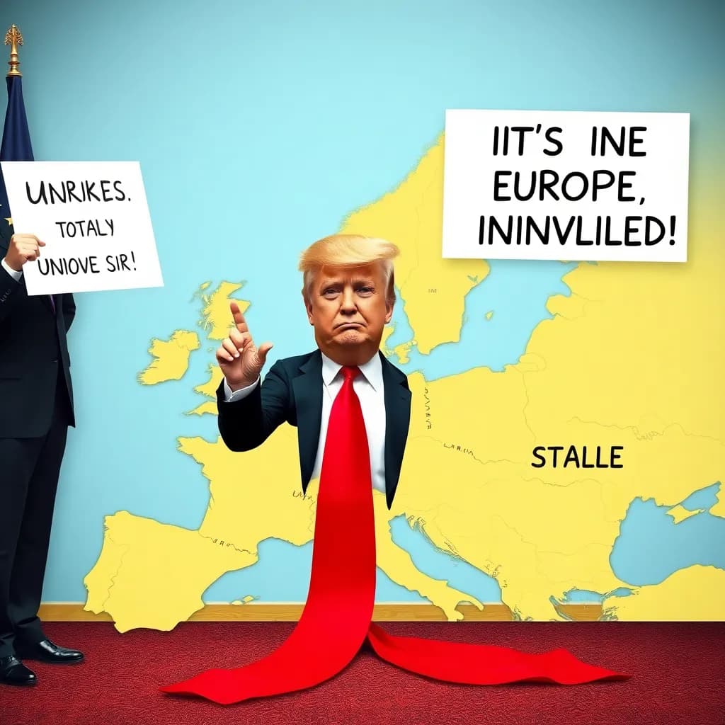Trump opdager at Ukraine ligger i Europa, erklærer sig totalt uinvolveret i krig USA har brugt milliarder på