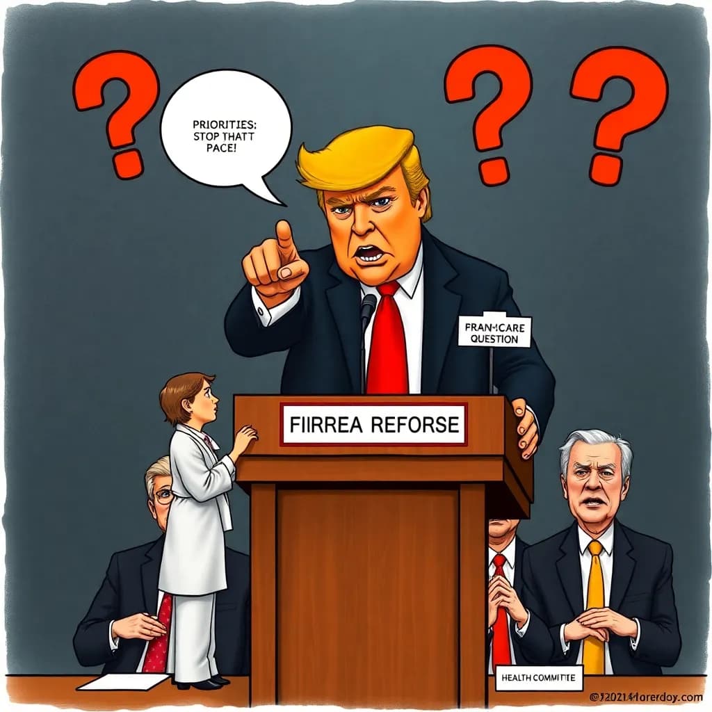 Trump skælder ud på journalist under møde om sundhedsreform: 'Skynd dig ikke, Jack!'