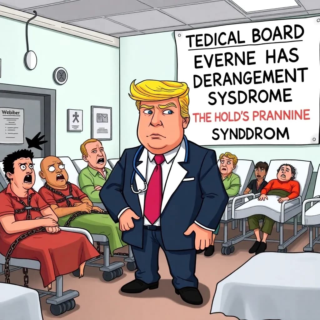 Trump udgiver ai-video af sig selv som læge — diagnosticerer alle kritikere med 'Trump Derangement Syndrome'
