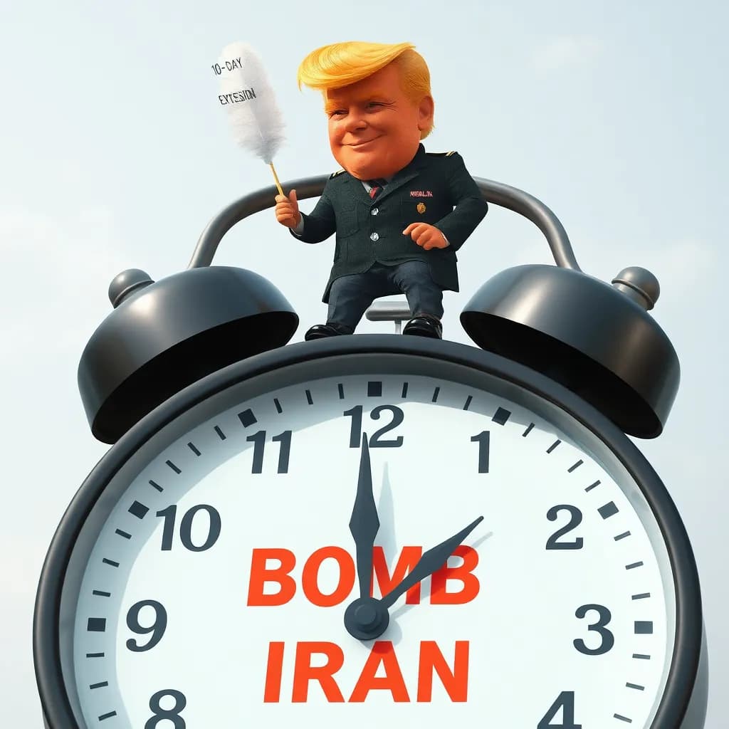 Trump udskyder Iran-bombning med 10 dage i 'forårsudsalg på olieinfrastruktur'