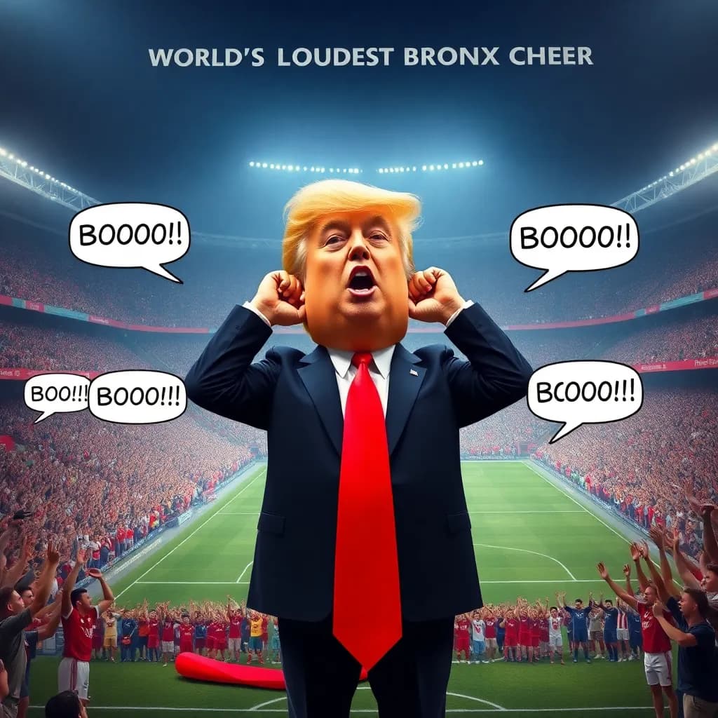 Trump buhet ud af stadion ved VM-finalen: 'De råbte USA, USA — det er jeg sikker på'